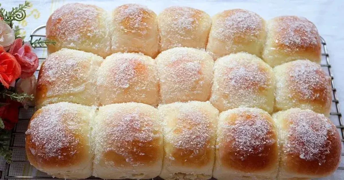 Pan Dulce de Leche Condensada con Coco, el panadero me enseñó esta receta que es un éxito en las panaderías