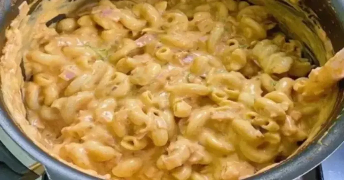 Fideos en Olla a Presión Cremosos y Muy Sabrosos