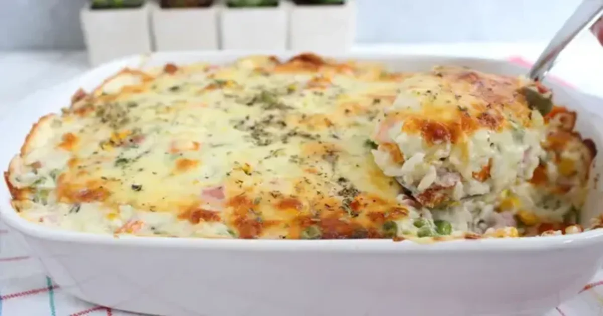Arroz Cremoso al Horno para Almuerzo Familiar
