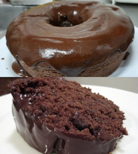 Pastel de Chocolate con Glaseado