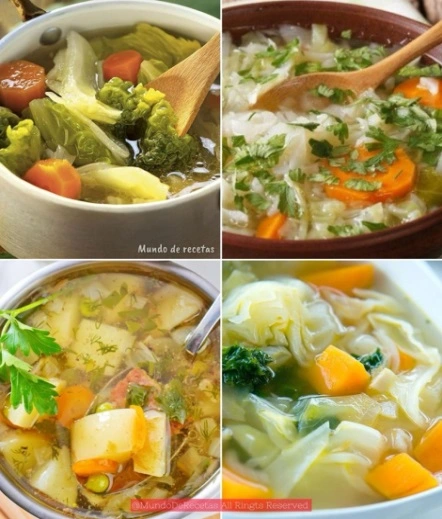 Sopa de Verduras y Col