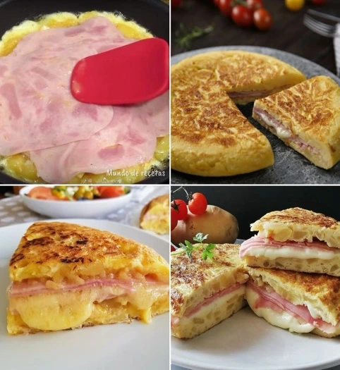 Tortilla de Papa con Jamón y Queso: Un Clásico Inolvidable