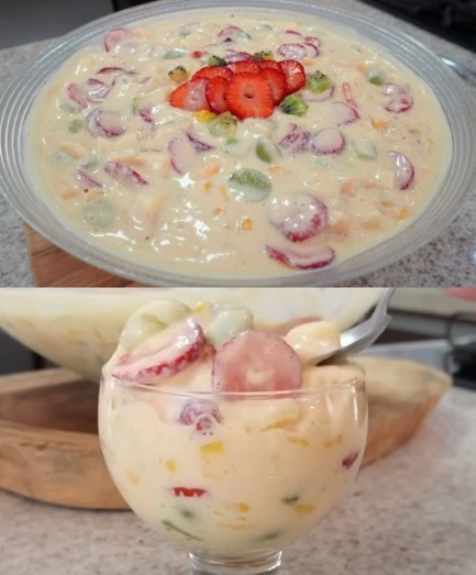 Ensalada de Frutas Cremosa