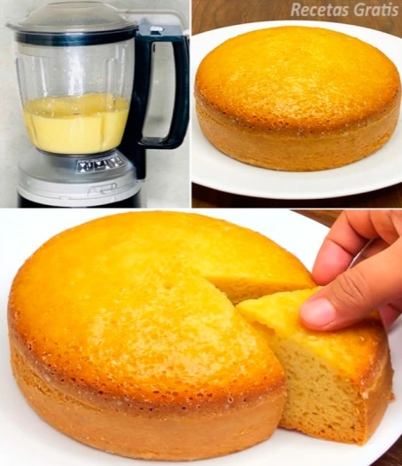 Pastel de Naranja Hecho en Licuadora