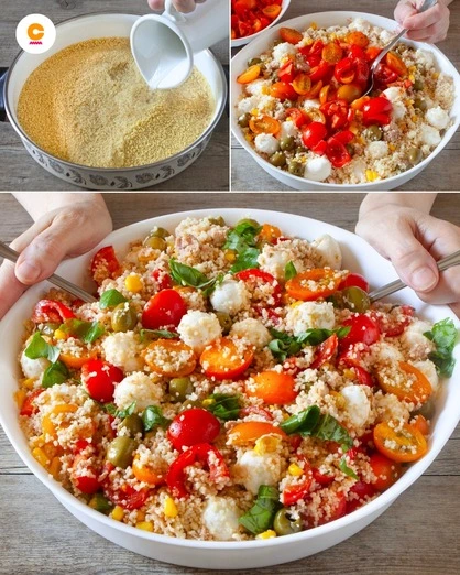 Ensalada de Cuscús con Vegetales
