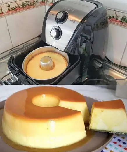 Flan Casero en Freidora de Aire: