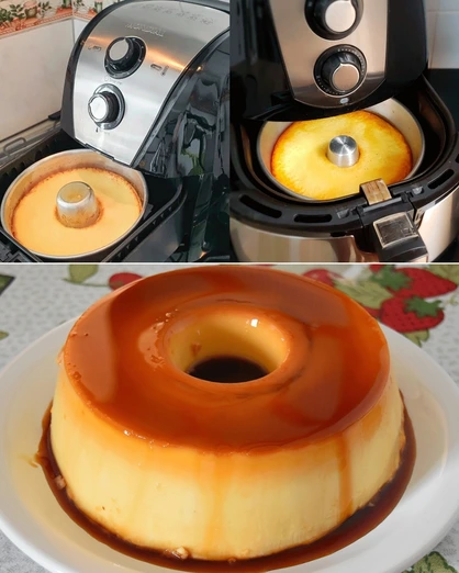 Flan Casero en Freidora de Aire