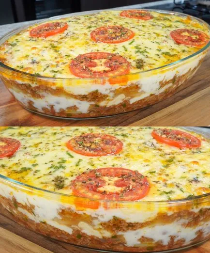 Lasaña Casera con Carne y Queso