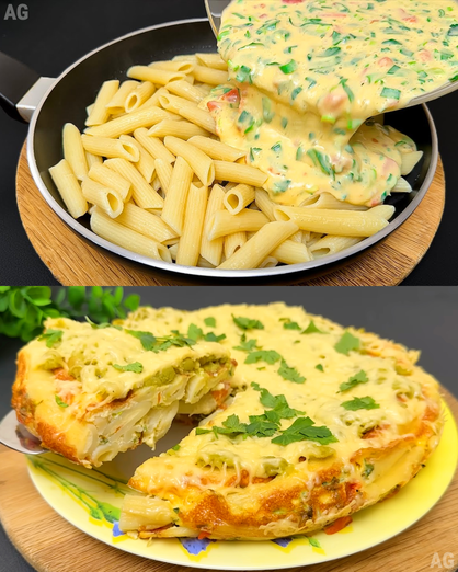 Pastel de Pasta y Verduras