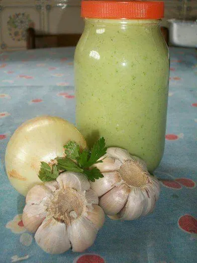 Salsa de Ajo y Cebolla