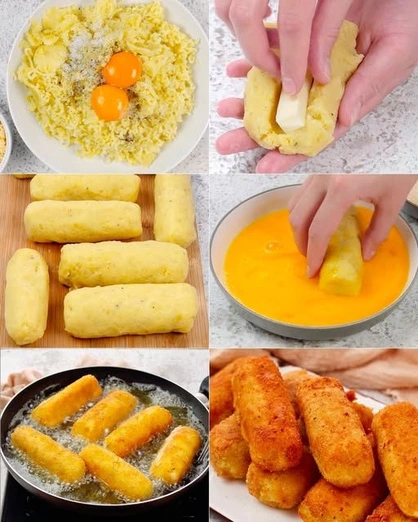 Croquetas de Papa con Queso