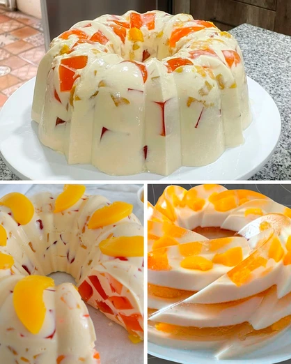 Gelatina de Yogur con Frutas