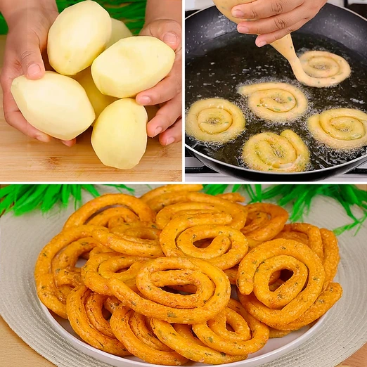 Aros Crujientes de Papa