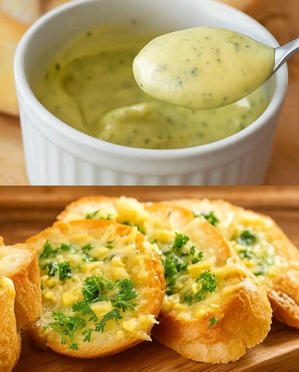 Pan con Mantequilla de Ajo