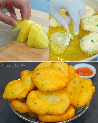 Tortitas de Papa Fritas