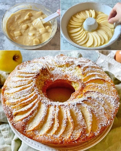 Pastel de Manzana Casero