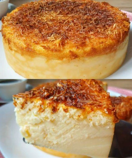 Pastel de elote cremoso con costra de queso