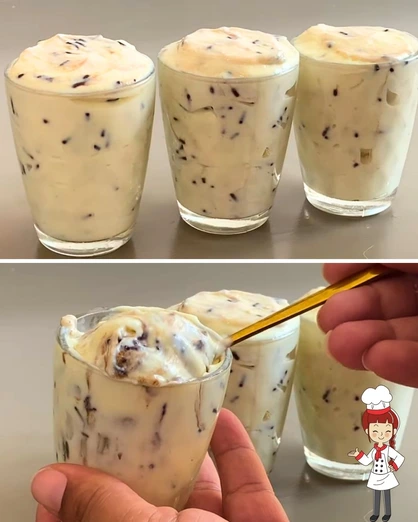 Nieve de Vainilla con Chispas de Chocolate