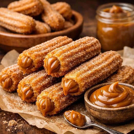 Churros con Dulce de Leche: El Dulce Tradicional que Endulza los Mejores Recuerdos