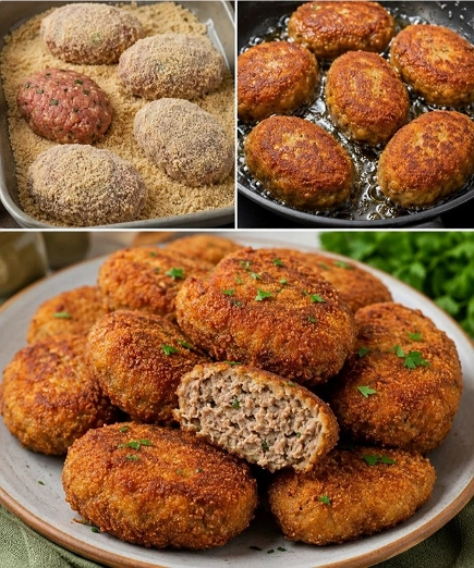 Croquetas de Carne Molida Empanizadas