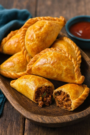 Empanadas Horneadas Rellenas de Carne Molida