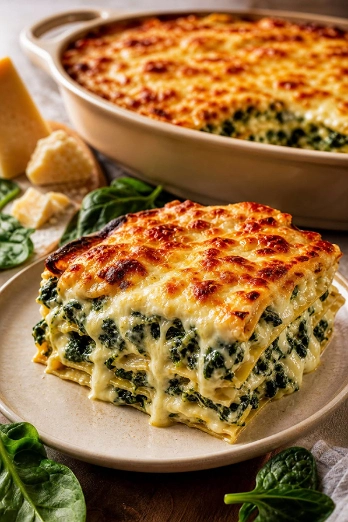 Lasaña Vegetariana de Espinacas