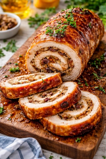 Lomo de Cerdo Relleno y Horneado