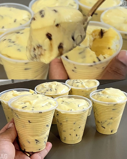 Mousse de Maracuyá con Chispas de Chocolate