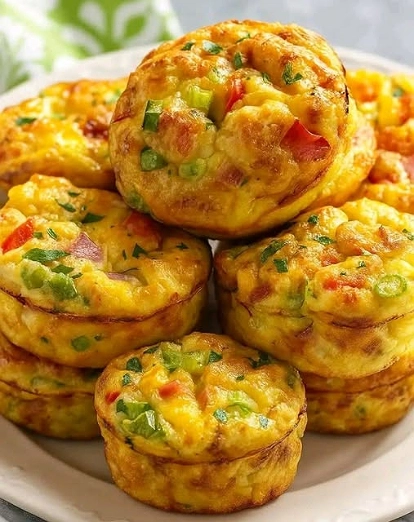 Muffins de Huevo con Verduras
