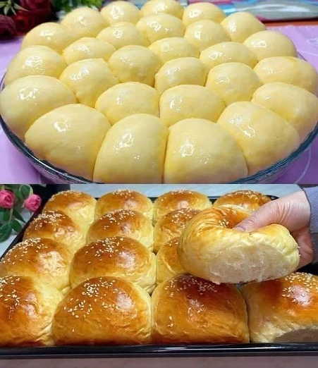 Panecillos de Leche Esponjosos con Ajonjolí