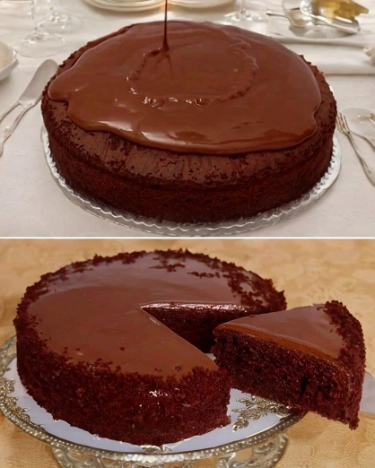 Pastel Fudgy de Chocolate con Ganache