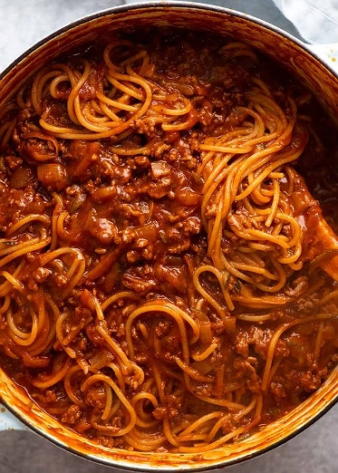 Espagueti a la Boloñesa