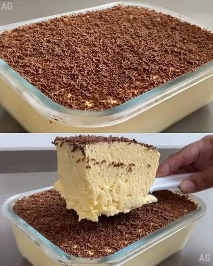 Mousse de Maracuyá con Chocolate Rallado