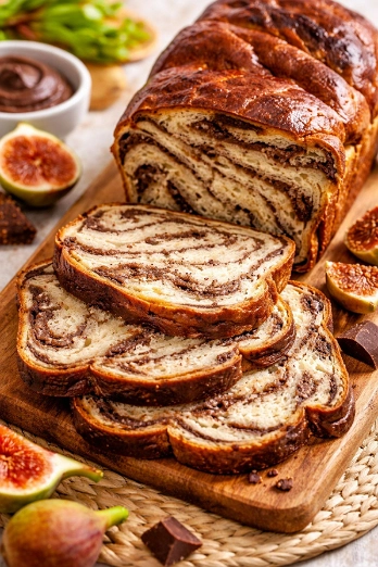 Pan Babka de Chocolate y Avellana