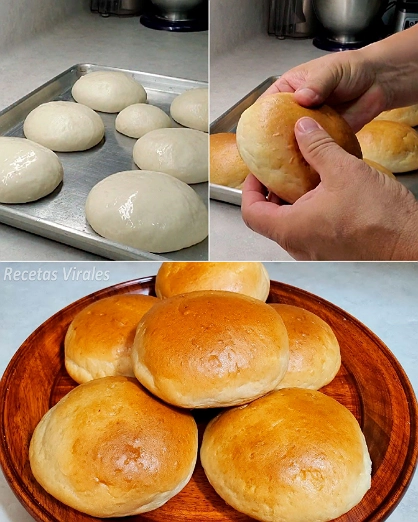 Pan para Hamburguesa Casero