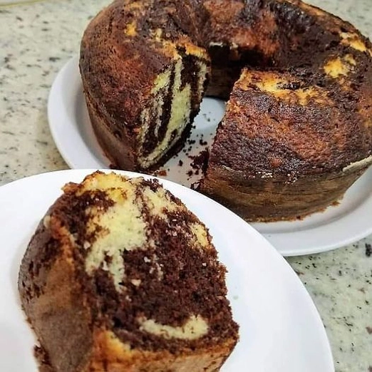 Panqué Marmolado de Vainilla y Chocolate
