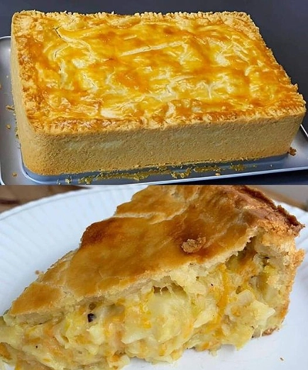 Pastel Salado de Pollo y Queso