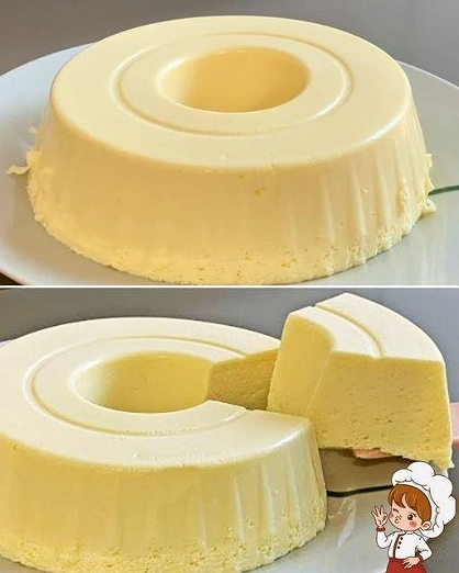 Flan de Queso Crema sin Horno