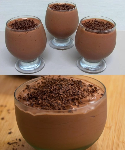 Mousse de Chocolate con Chispas