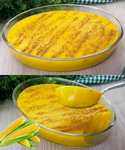 Natilla de Elote con Canela