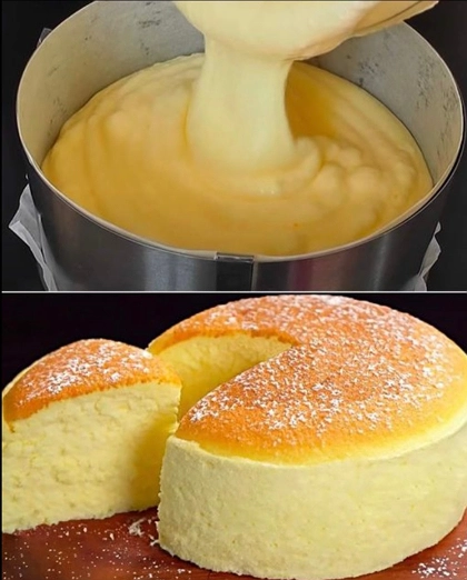 Pastel Japonés de Queso Esponjoso